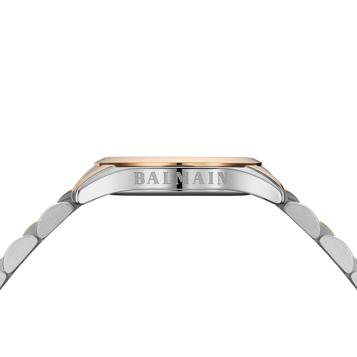 Montre BALMAIN classic r femme bracelet acier inoxydable bicolore rose - vue D2