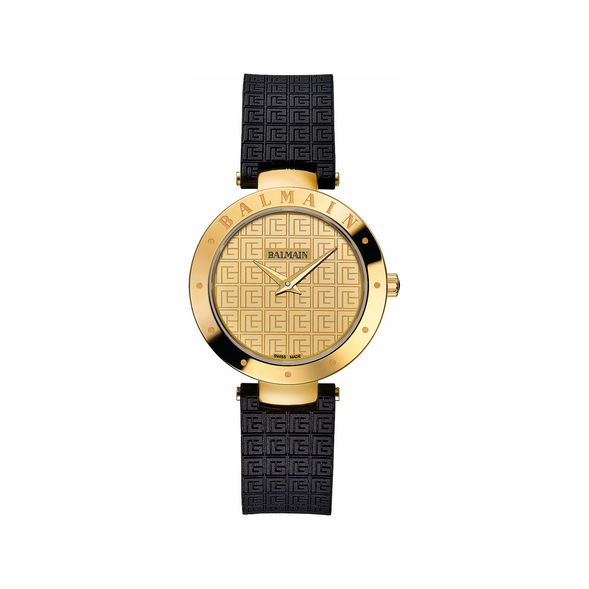 Montre BALMAIN BALMAINIA femme bracelet caoutchouc noir