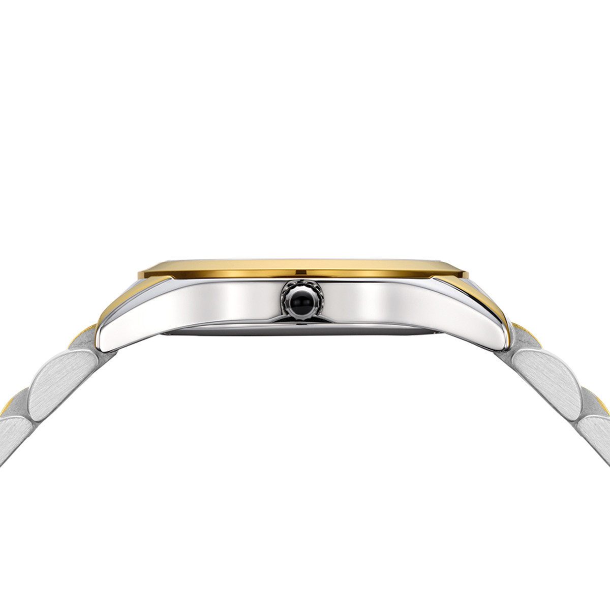 Montre BALMAIN classic r femme bracelet acier inoxydable bicolore jaune - vue D1