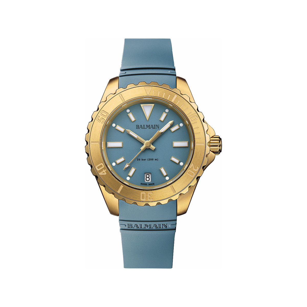 Montre BALMAIN ophrys femme bracelet caoutchouc bleu