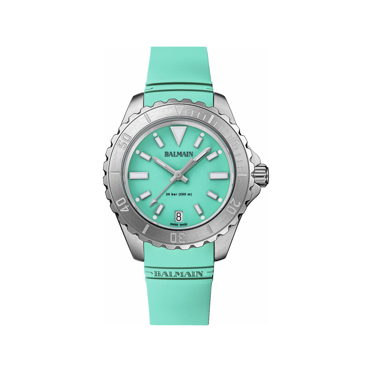 Montre BALMAIN ophrys femme bracelet caoutchouc vert