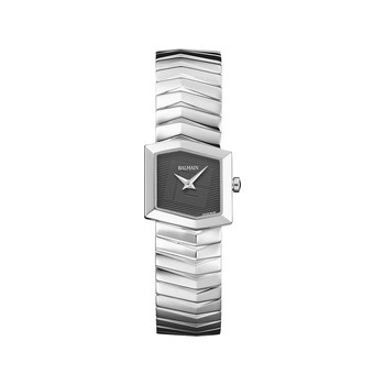Montre BALMAIN taffetas femme bracelet acier inoxydable gris