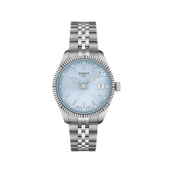 Montre TISSOT BALLADE femme cadran bleu bracelet acier inoxydable