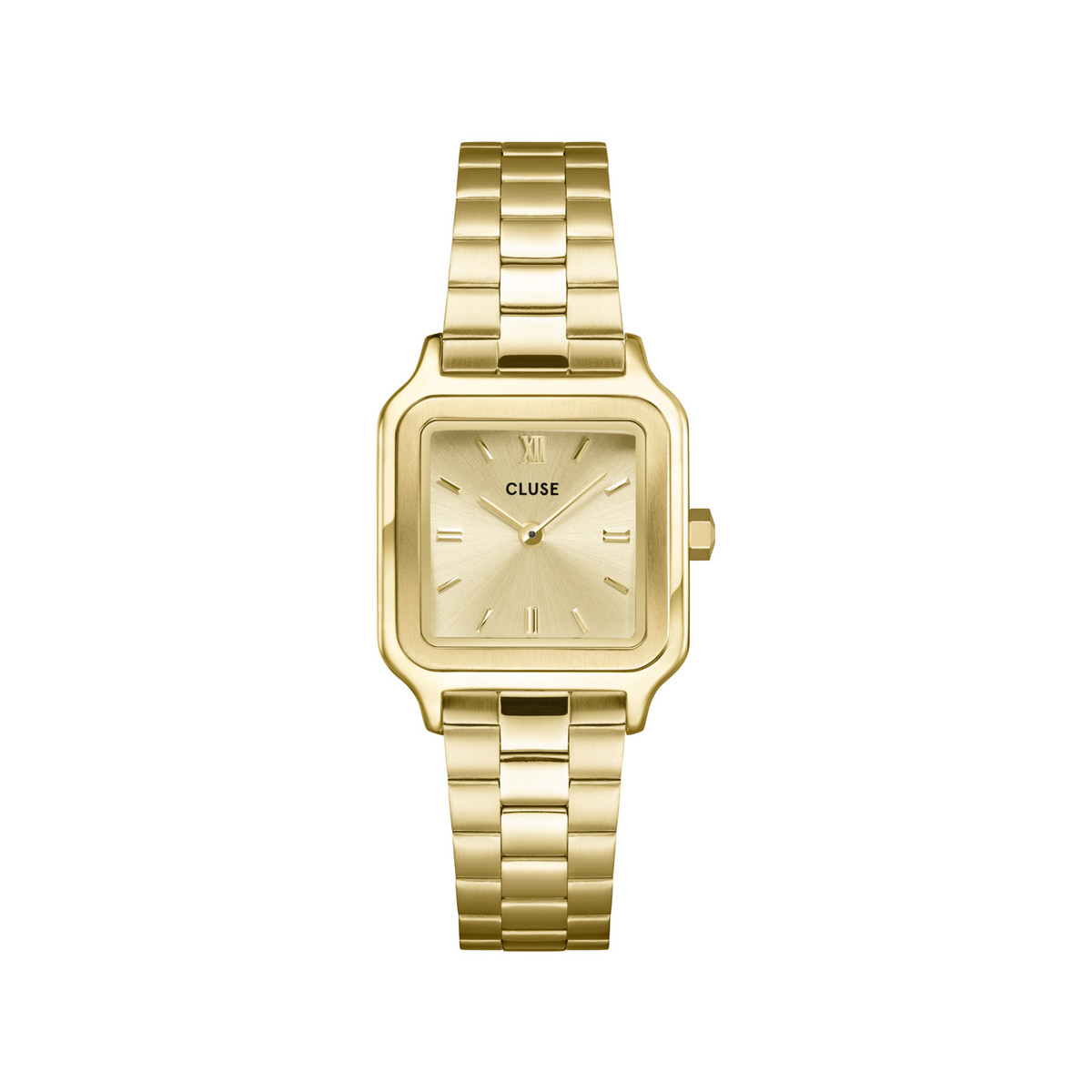 Montre CLUSE Gracieuse Petite femme cadran doré bracelet acier doré