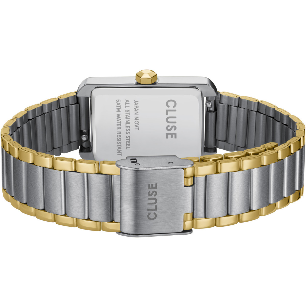 Montre CLUSE Belisenna femme cadran blanc bracelet acier bicolore - vue 3