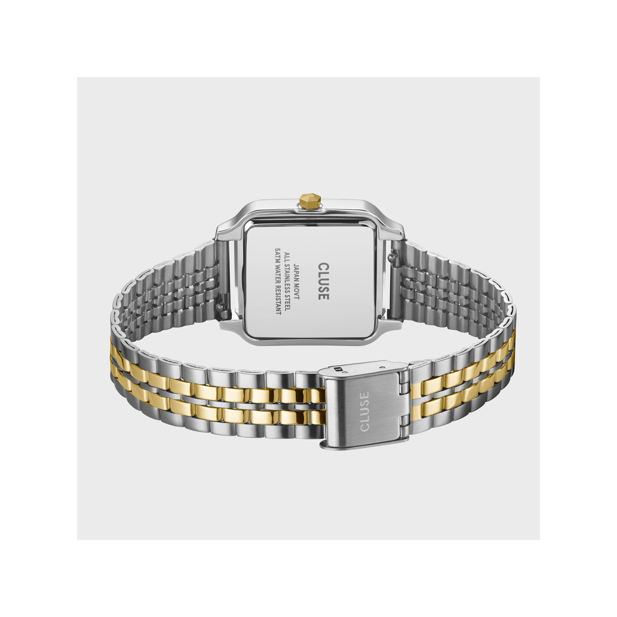 Montre CLUSE Gracieuse femme cadran blanc bracelet acier bicolore - vue 3