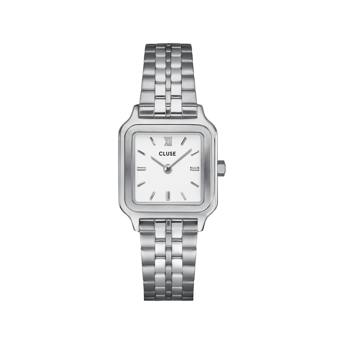 Montre CLUSE Gracieuse Petite femme cadran blanc bracelet acier