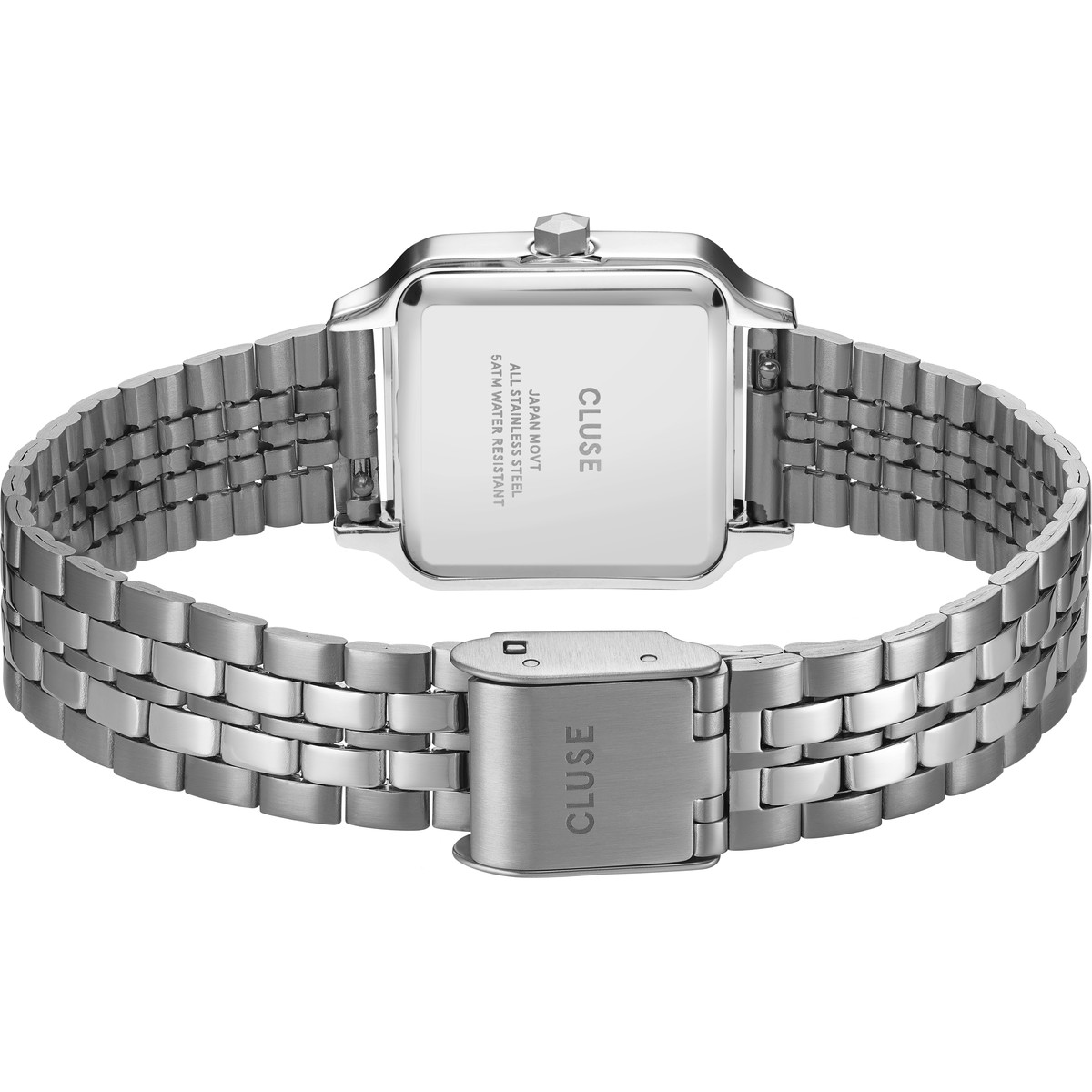 Montre CLUSE Gracieuse Petite femme cadran blanc bracelet acier - vue 3