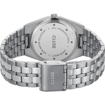 Montre CLUSE Retro 70's femme cadran rose bracelet acier