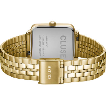Montre CLUSE La Tétragone femme bracelet acier doré