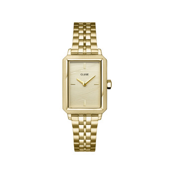 Montre CLUSE Fluette femme cadran doré bracelet acier doré