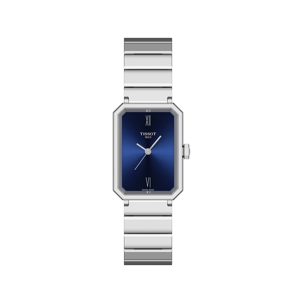TISSOT SRV ladies' watch blue dial stainless steel bracelet