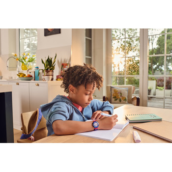 Watch FLIK FLAK Classroom Creations child pink dial bracelet pet recycle red