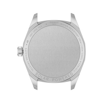 Montre TISSOT PRC 100 SOLAR mixte cadran bleu bracelet acier inoxydable
