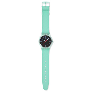 Montre SWATCH essentials mixte bracelet plastique turquoise