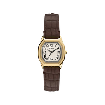 FOSSIL harlow dames horloge bruin leren band