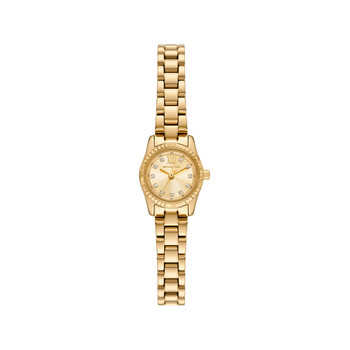 MICHAEL KORS micro lexington dameshorloge goud roestvrij stalen armband