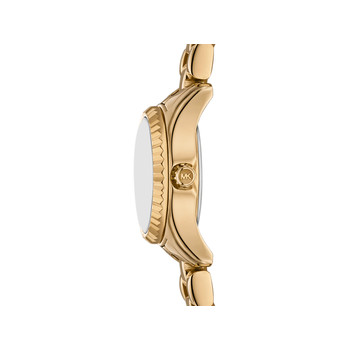 MICHAEL KORS micro lexington dameshorloge goud roestvrij stalen armband