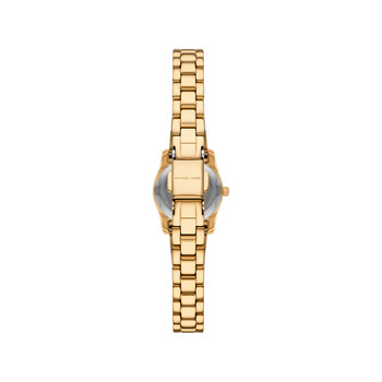MICHAEL KORS micro lexington dameshorloge goud roestvrij stalen armband