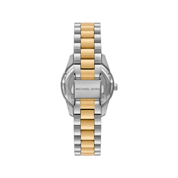 MICHAEL KORS lexington lux dameshorloge roestvrij stalen schakelband tweekleurig