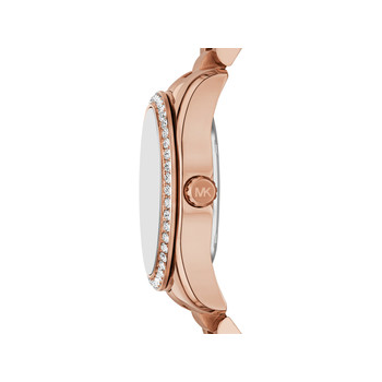 MICHAEL KORS lexington lux dameshorloge roségoud roestvrij stalen armband