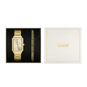 Montre CLUSE BLACK FRIDAY 25 Femme cadran doré bracelet acier inoxydable doré