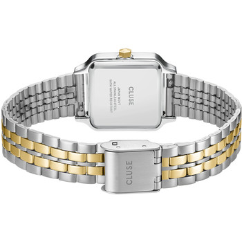 Montre CLUSE BLACK FRIDAY 25 Femme cadran blanc bracelet acier inoxydable doré