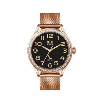Montre ICE WATCH ICE SMART 2.0 Femme connecté, cadran doré rose bracelet acier inoxydable doré