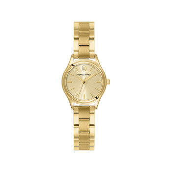 PIERRE LANNIER pya dameshorloge met gouden roestvrijstalen armband
