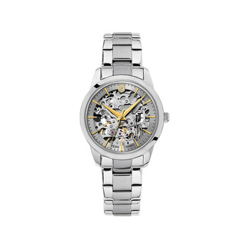 Montre PIERRE LANNIER thea femme automatique, bracelet acier inoxydable gris