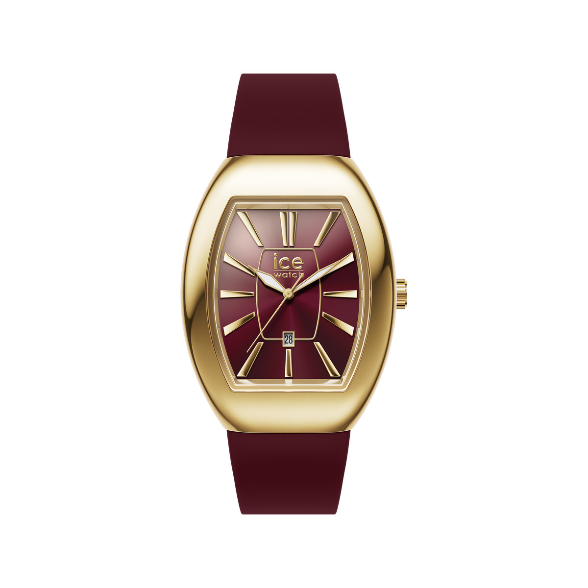 Montre ICE WATCH boliday femme bracelet silicone rouge foncé