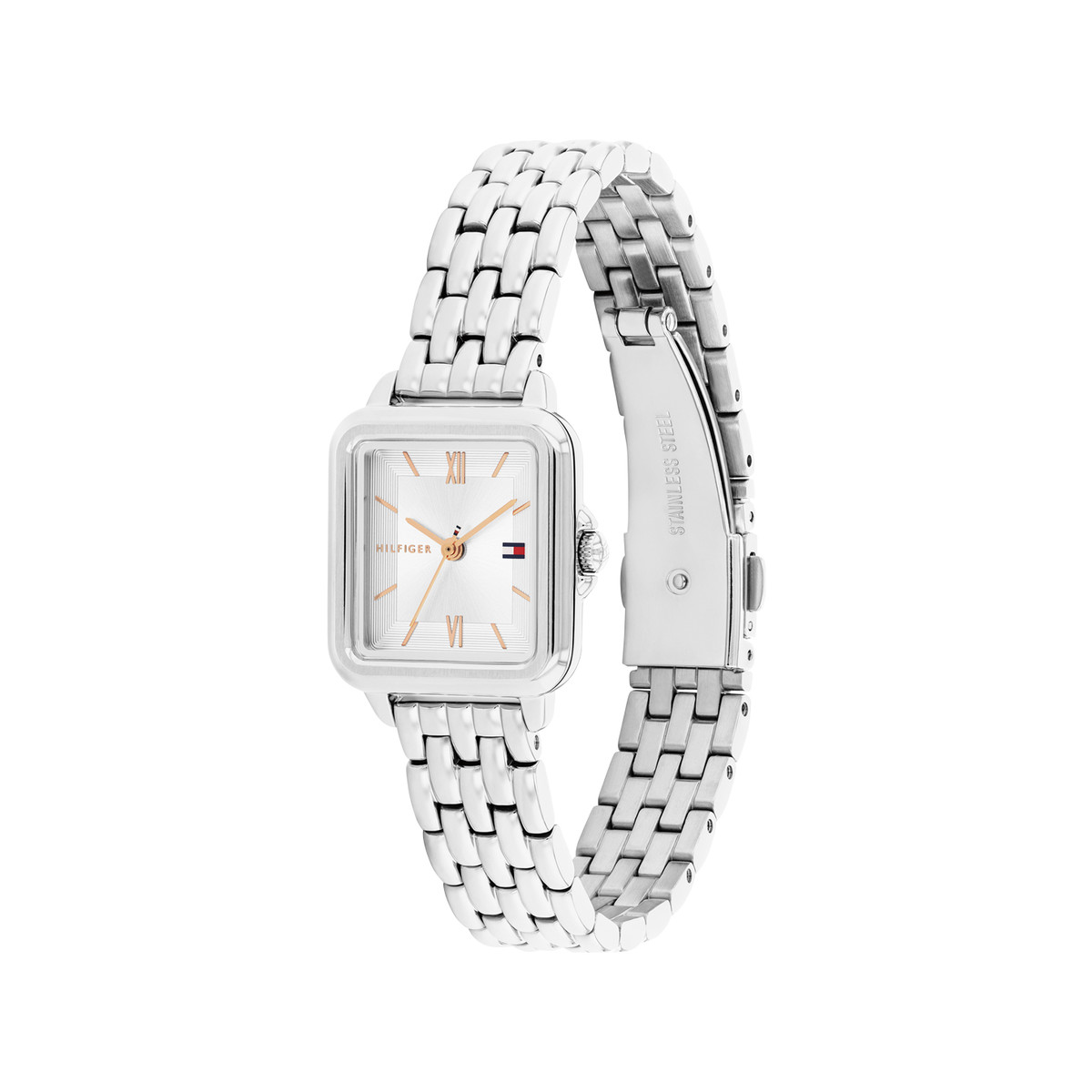 Montre TOMMY HILFIGER mia femme bracelet acier inoxydable gris - vue 2