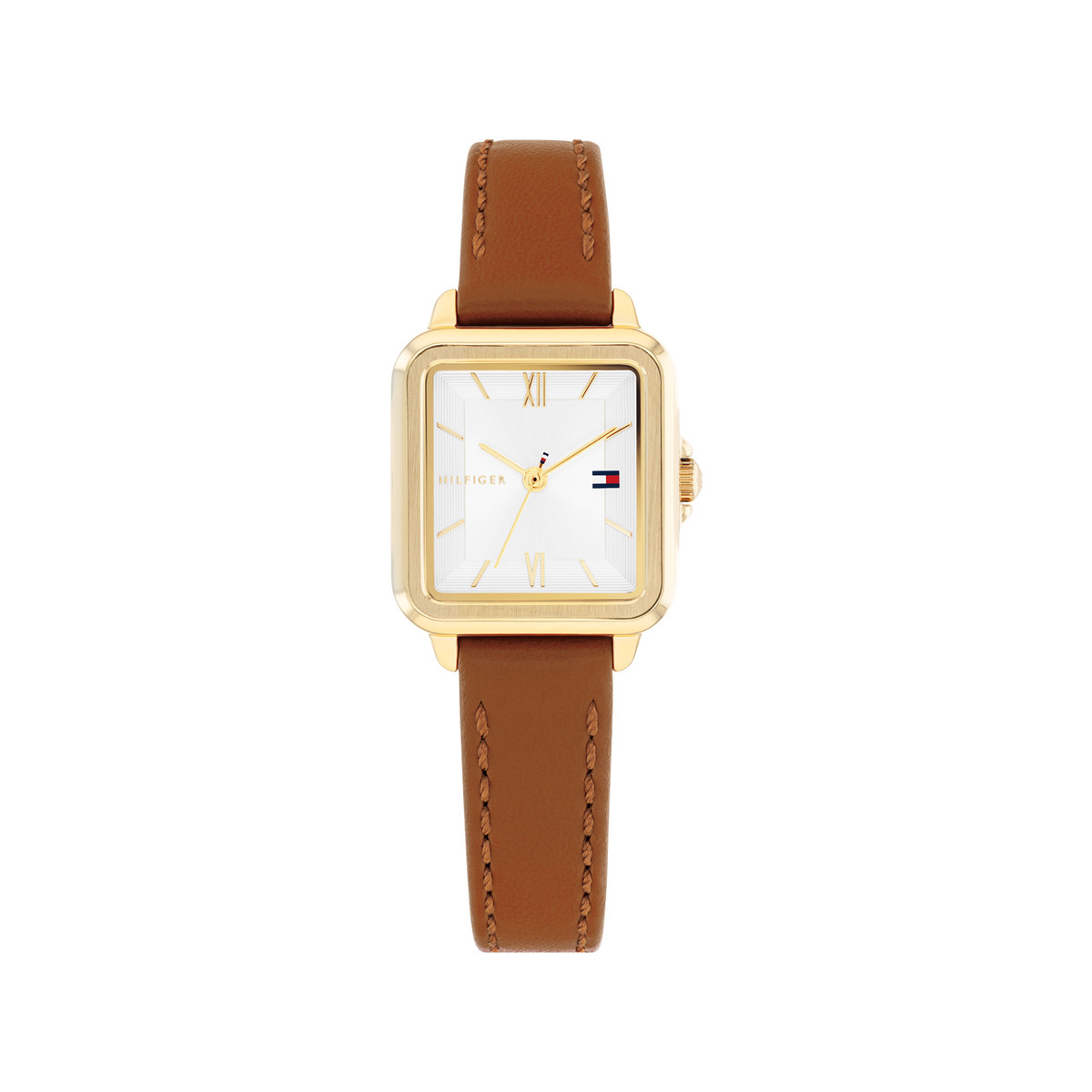 Montre TOMMY HILFIGER mia femme bracelet cuir marron