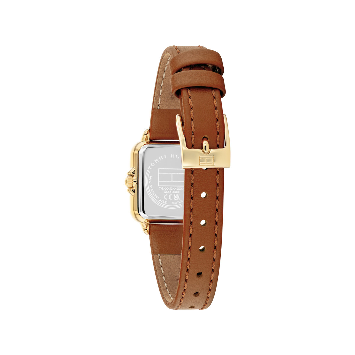 Montre TOMMY HILFIGER mia femme bracelet cuir marron - vue 3