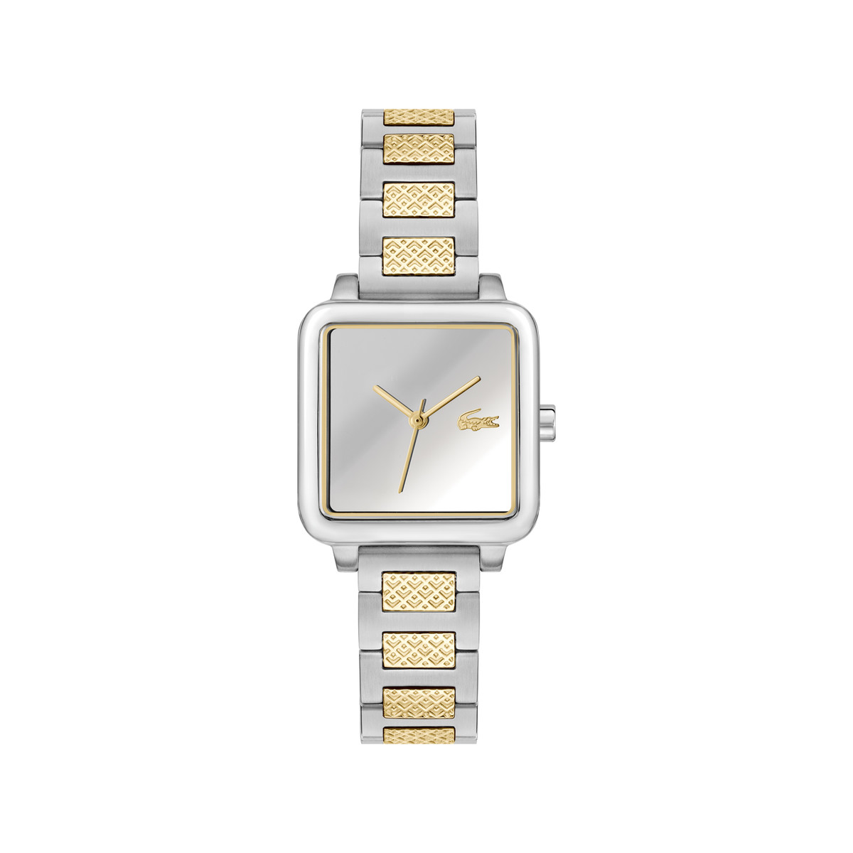 Montre LACOSTE LACOSTE.12.12 leap femme bracelet acier inoxydable bicolore jaune
