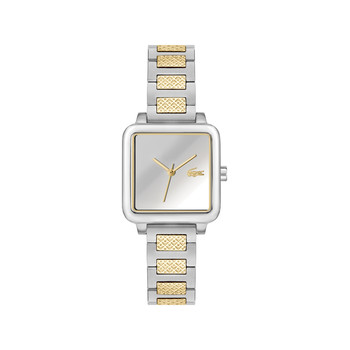 Montre LACOSTE.12.12 leap femme bracelet acier inoxydable bicolore jaune