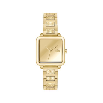 Montre LACOSTE.12.12 leap femme bracelet acier inoxydable doré jaune