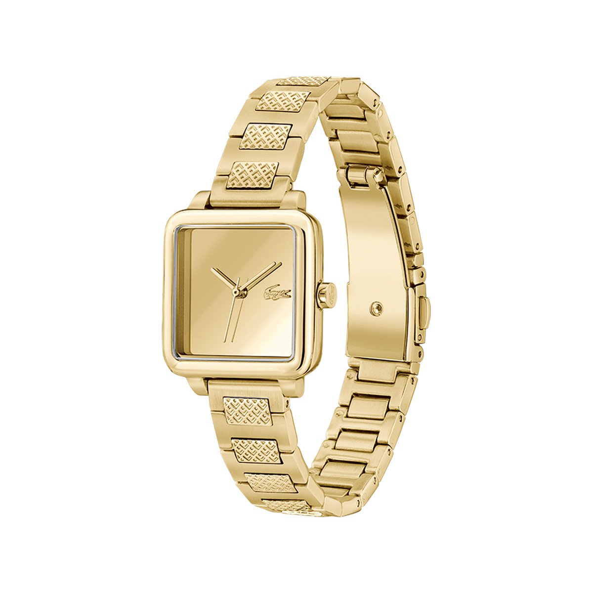 Montre LACOSTE LACOSTE.12.12 leap femme bracelet acier inoxydable doré jaune - vue 2