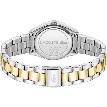 Montre LACOSTE parisienne femme bracelet acier inoxydable bicolore jaune