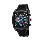 Montre Lotus homme r&eacute;sine noir bracelet r&eacute;sine