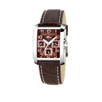 Montre Lotus homme acier bracelet cuir