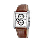 Montre lotus homme chronographe bracelet cuir