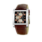 Montre Festina homme acier bracelet cuir