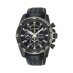 Montre Seiko Homme acier bracelet cuir