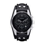 Montre Fossil homme chronographe acier