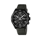 Montre Lotus homme chronographe acier noir