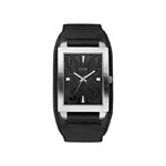 Montre Guess homme acier bracelet cuir