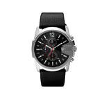 Montre Diesel homme chrono acier sur cuir