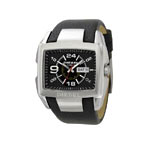 Montre Diesel homme bracelet cuir noir