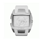 Montre Diesel homme sur cuir blanc